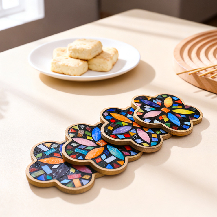 Mosaic Mica Coaster 