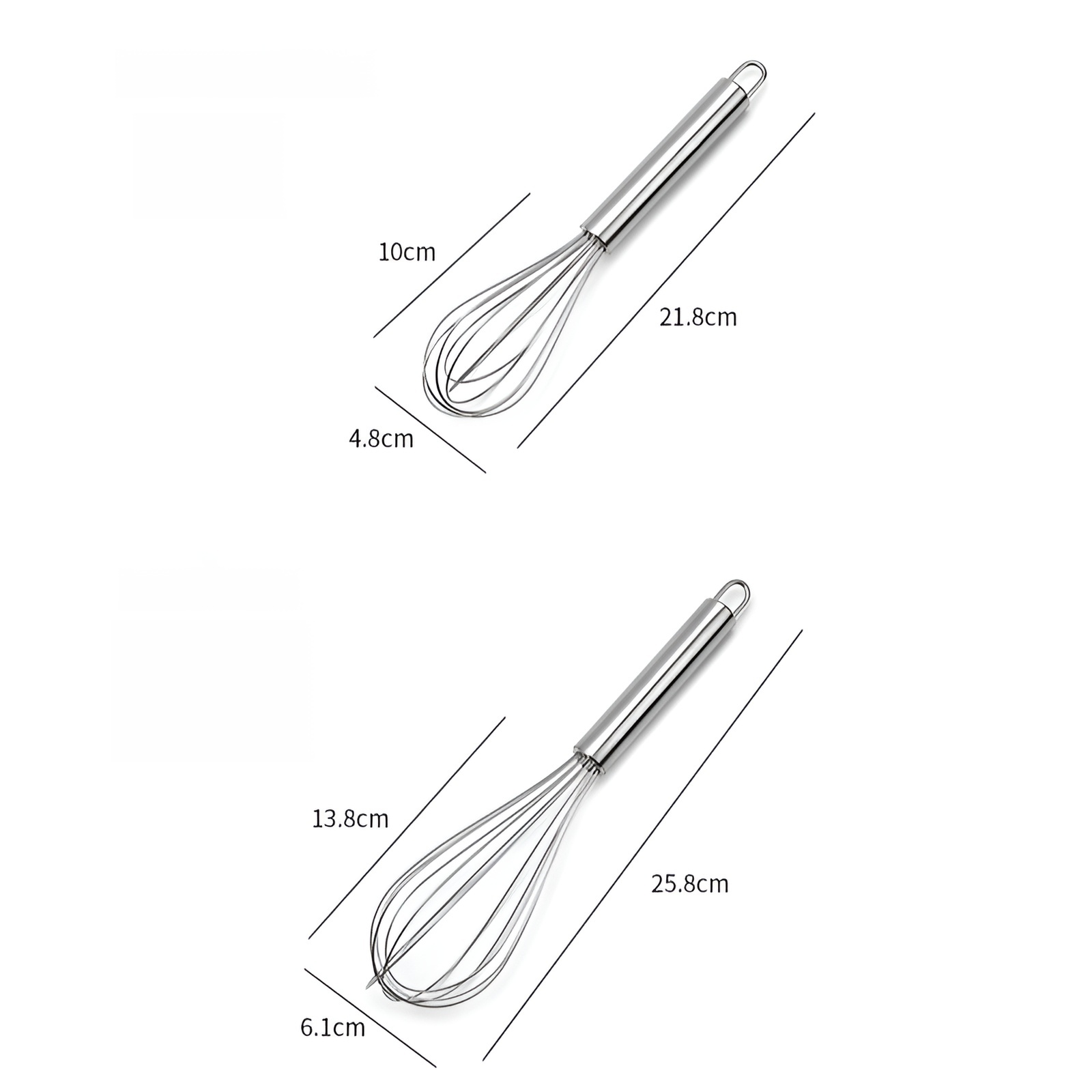 Stainless steel egg beater