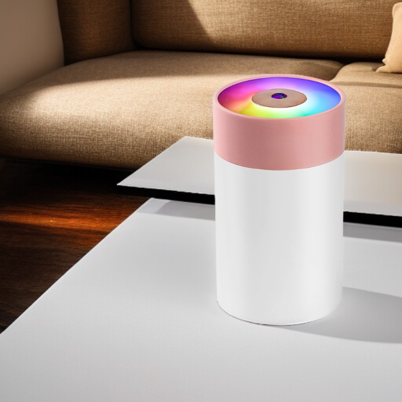 Mini humidificador ultrasónico con aroma, para dormitorio y automóvil
