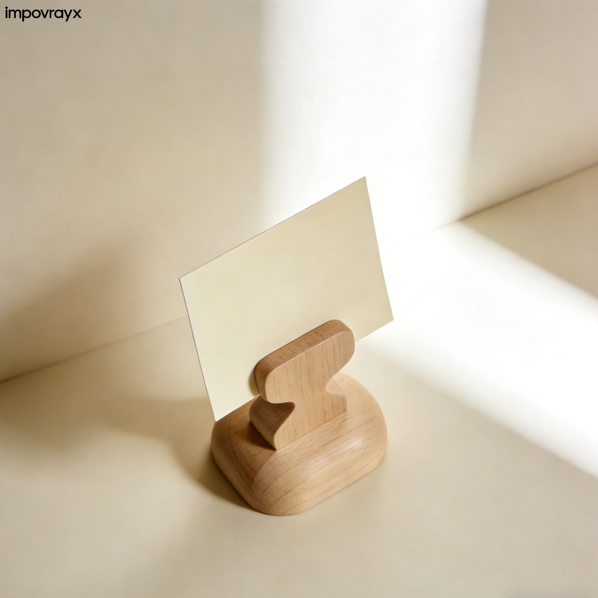 Fa jegyzetcsipesz alap (3 db-os csomag)