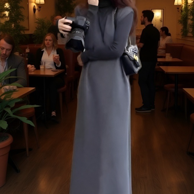 그레이 차가운 기질 레깅스 투피스 가을 여성 패션 기질 미녀 패션 레깅스 투피스