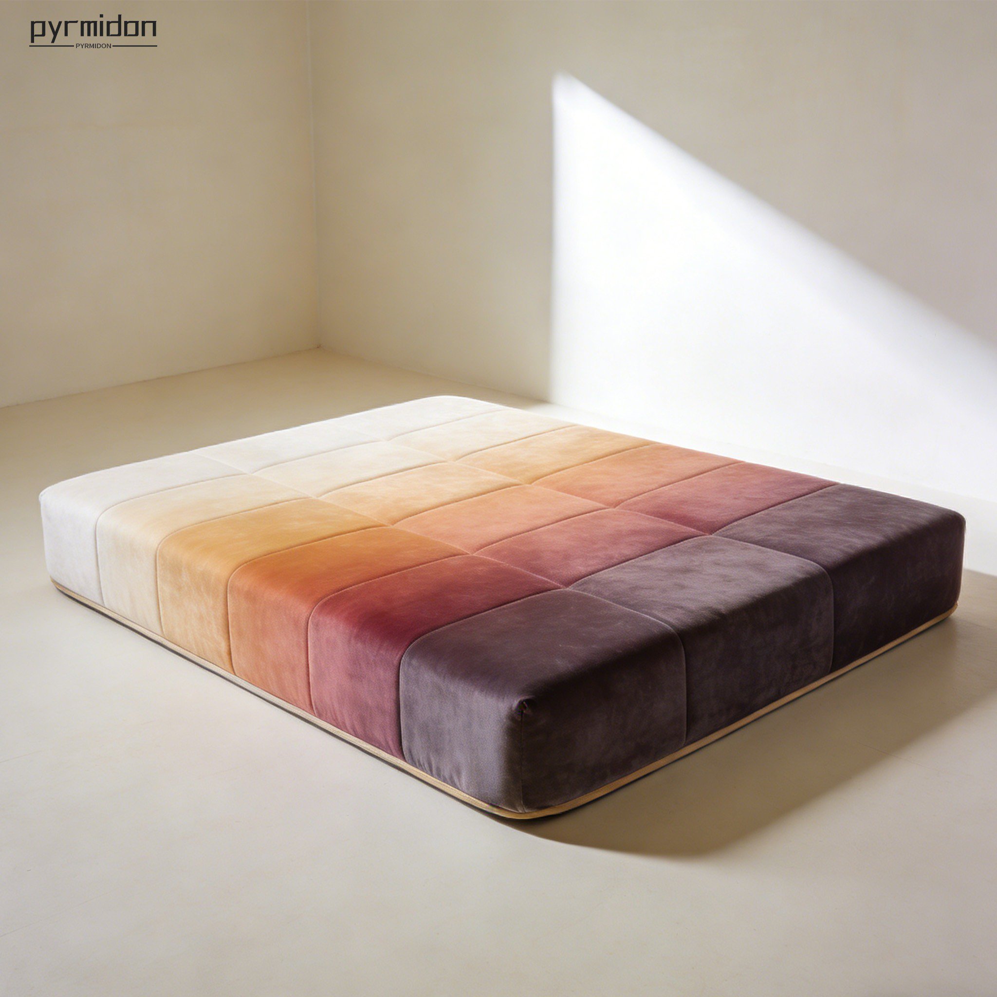 舒适加厚床垫正面展示图