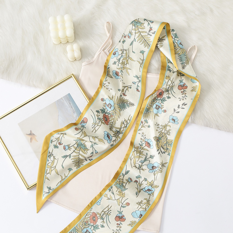 เฮดแบนด์ไหมคุณภาพสูงและผ้าพันคอ