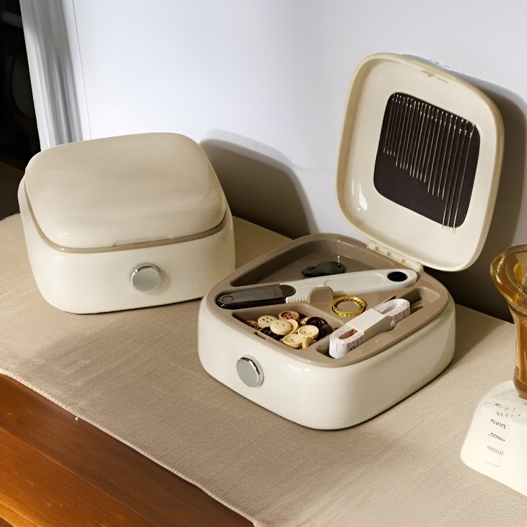 手提式高檔磁吸針線組 多功能縫紉修補工具盒