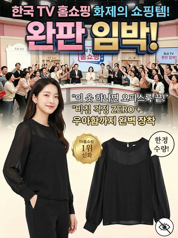 린넨·텐셀 긴팔 쿨링 블라우스