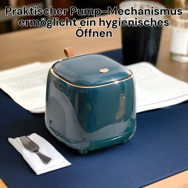 Luxuriöser Pump-Tisch-Mülleimer