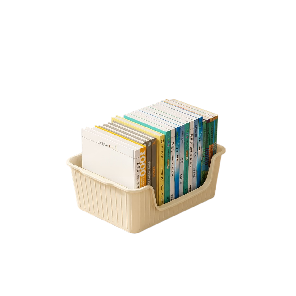 Caja de almacenamiento de libros móvil con ruedas para estudiantes
