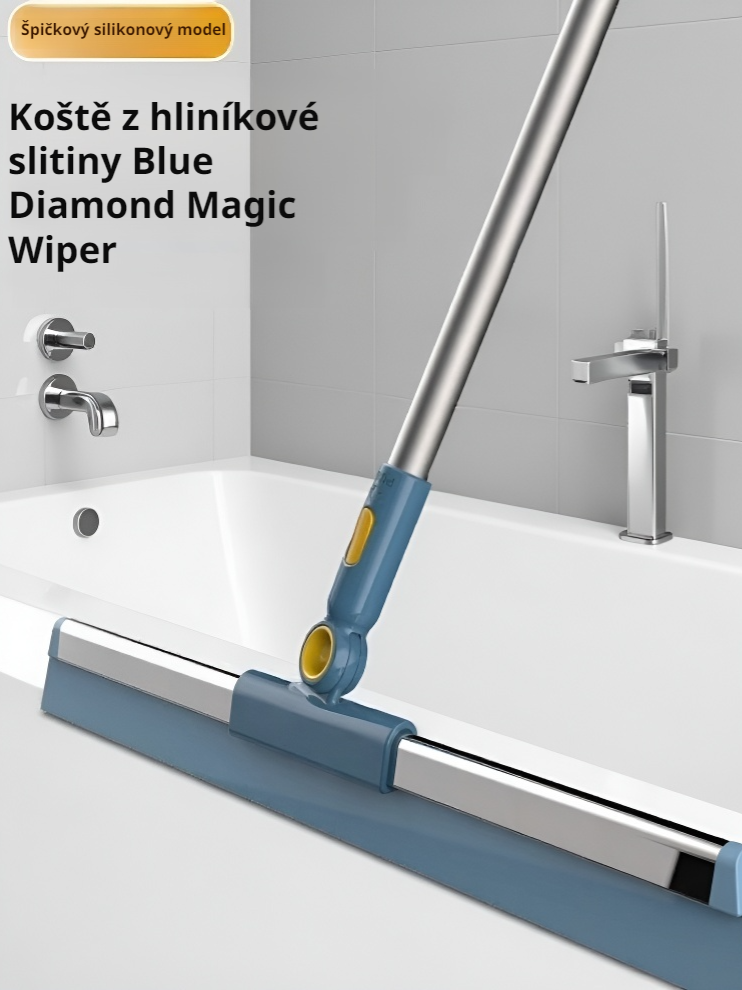 Silikonová stěrka na podlahu do koupelny, toalety, na vodu a vlasy