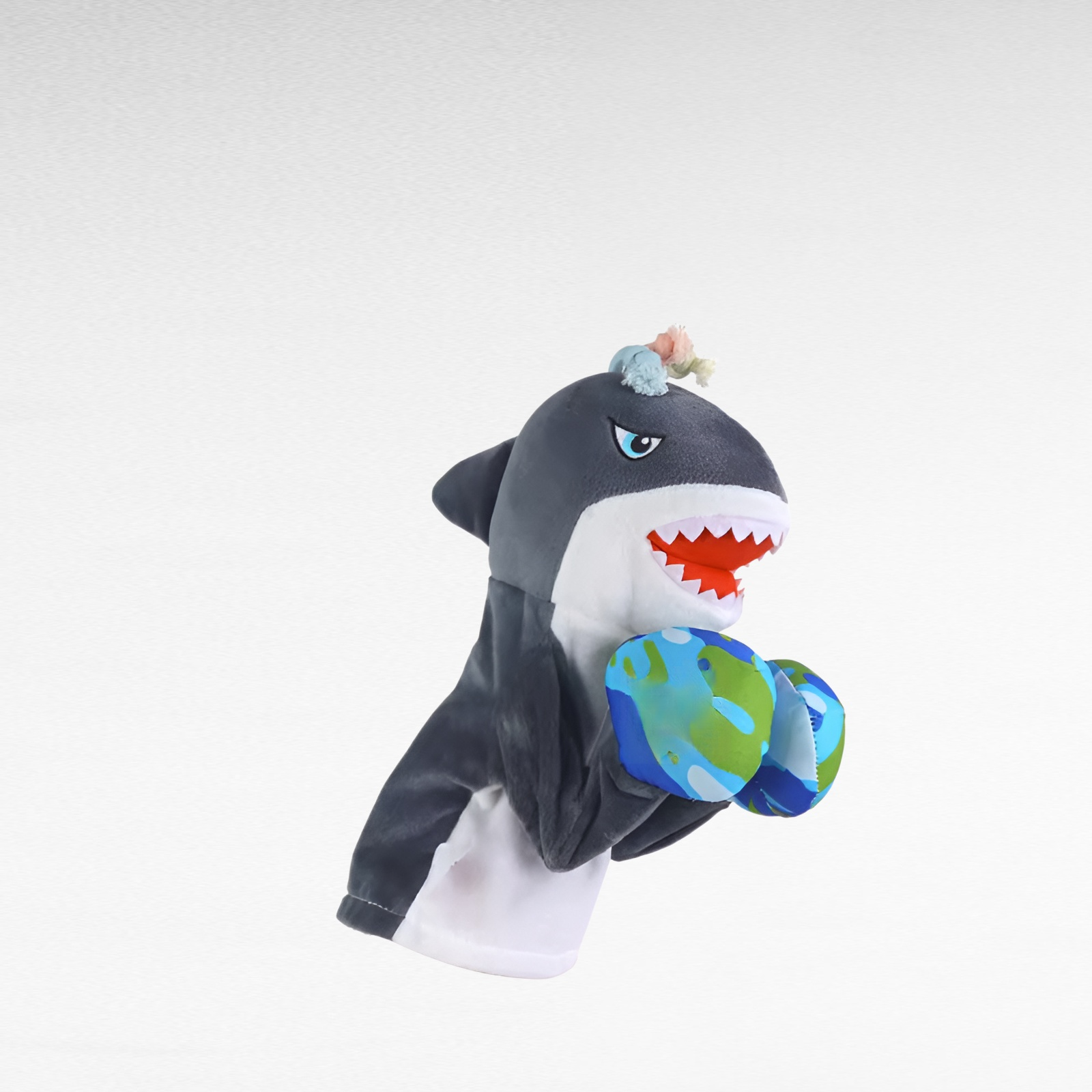 親子で遊べるサメ＆モンキー手袋ぬいぐるみ 女の子向け玩具 2025年新作