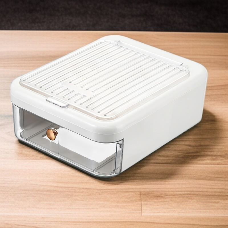 Hordozható, többrekeszes ékszerdoboz porvédelemmel, különféle ékszerekhez