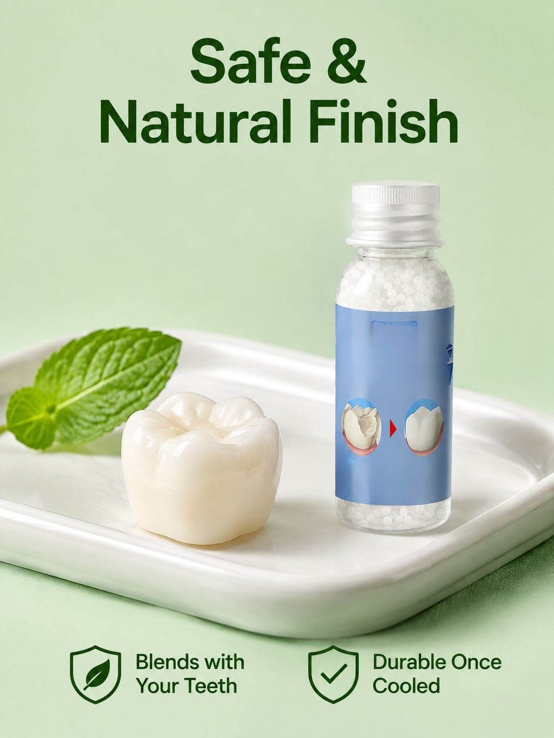 EELHOE Plastic Denture Repair Glue Temporary Tooth Filling Material