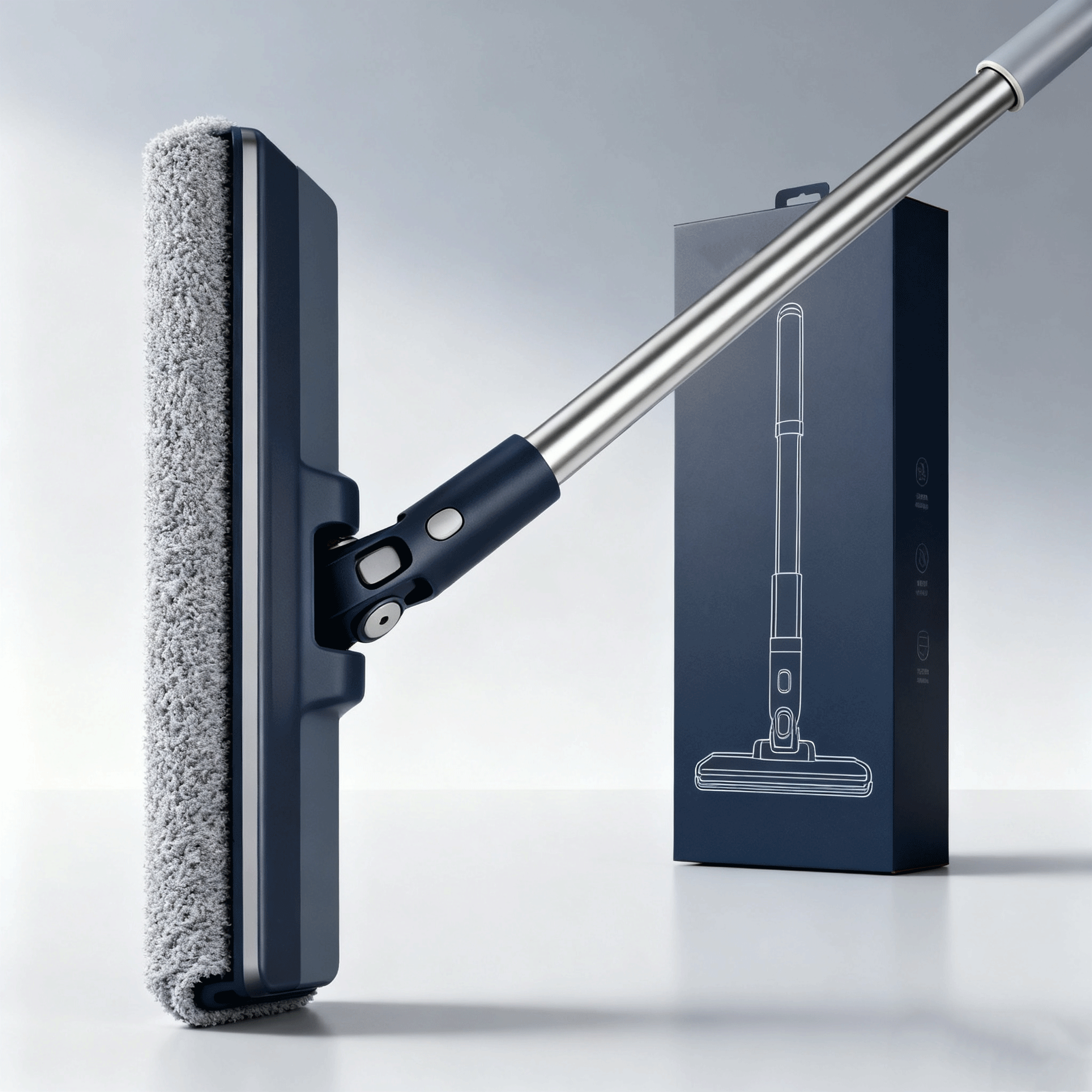 Mop s funkcí samočištění pro snadný úklid