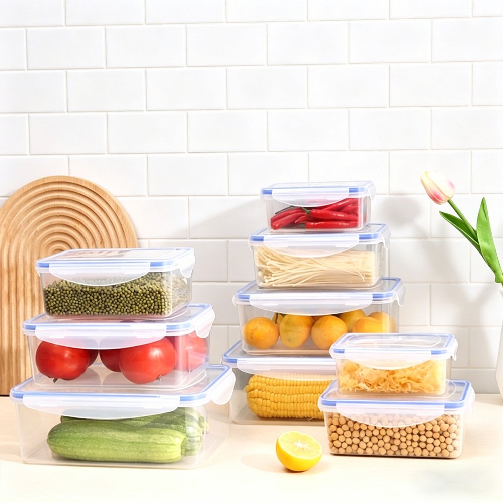 เกรดอาหาร กล่องถนอมอาหารแบบปิดผนึก