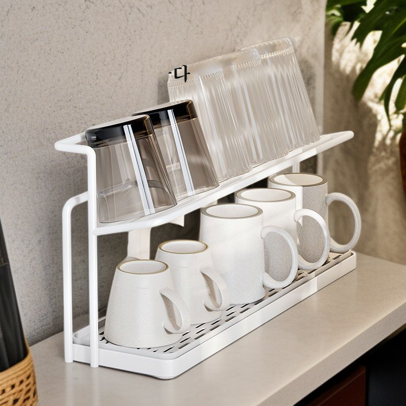 Portavasos elegante de cerámica para bebidas calientes y frías