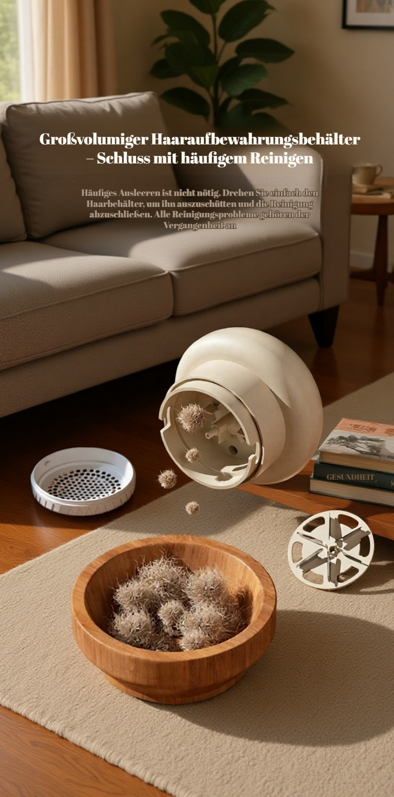 Pilz Fusselentferner entfernt Flusen von Pullover