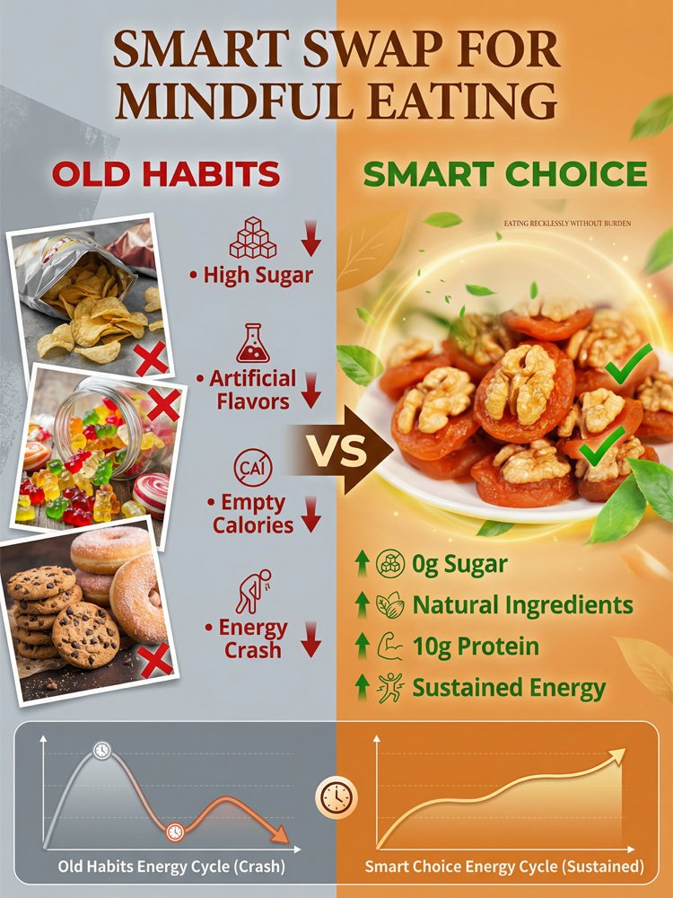 Golden Apricot Roasted Walnuts