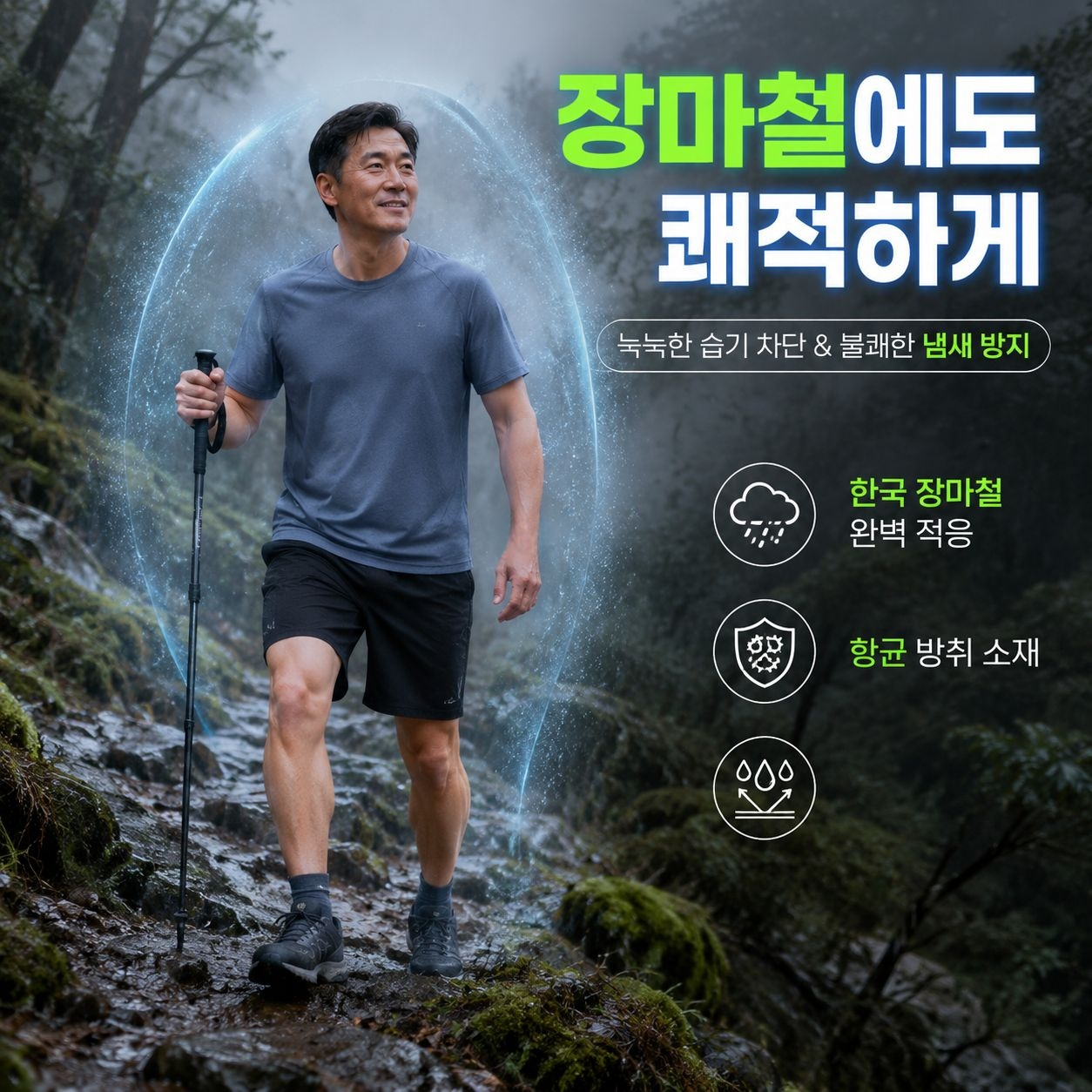 아이스 실크 쿨링 스포츠 세트