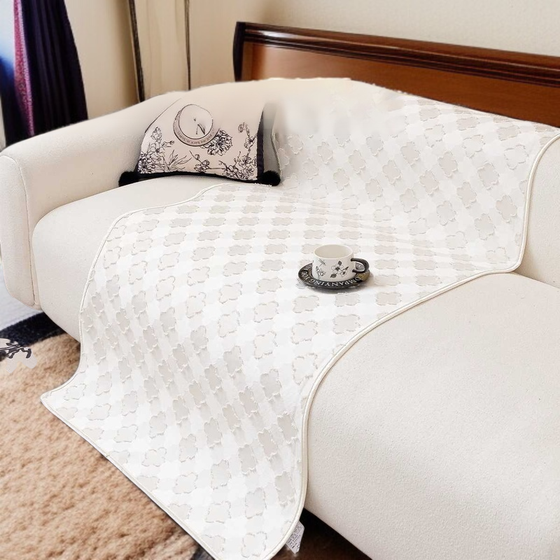 소파 쿠션 미끄럼 방지 이형 시니어 크림 화이트 쿠션 직선 소파 커버 이형 소파 쿠션