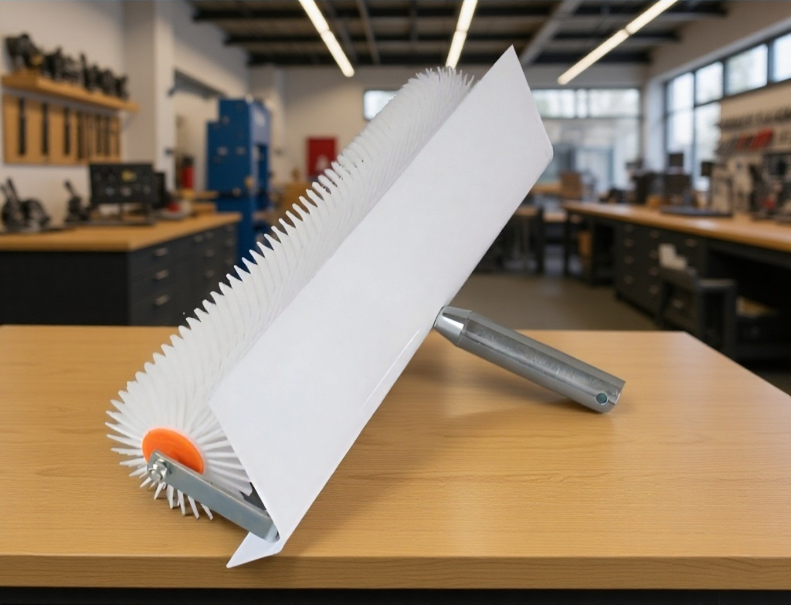 فرشاة تنظيف دوارة فعالة في إزالة الرغوة