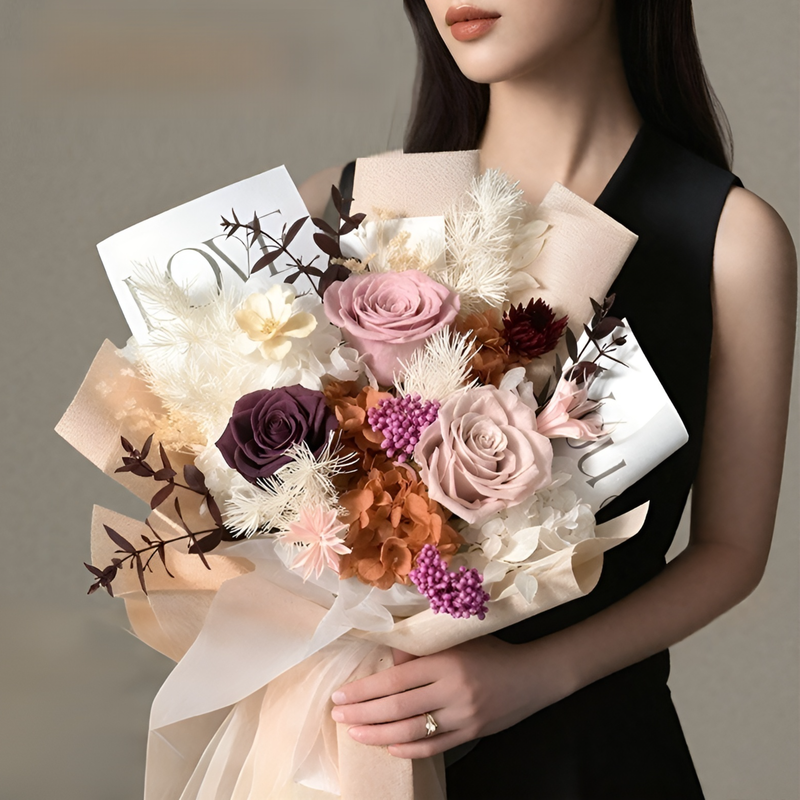 Preserved Bouquet Ornament