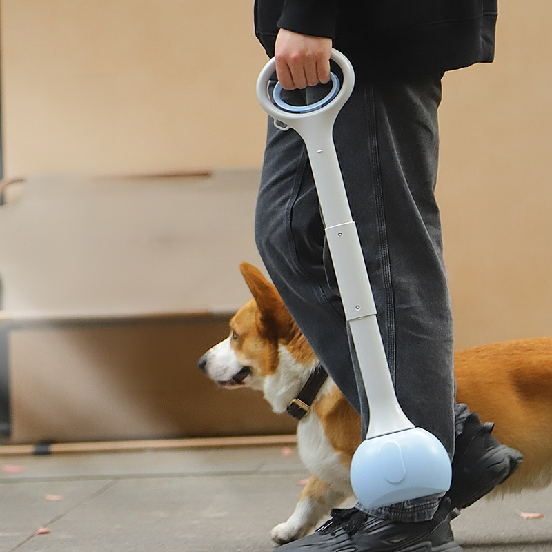 Portable pet poop removal tool
