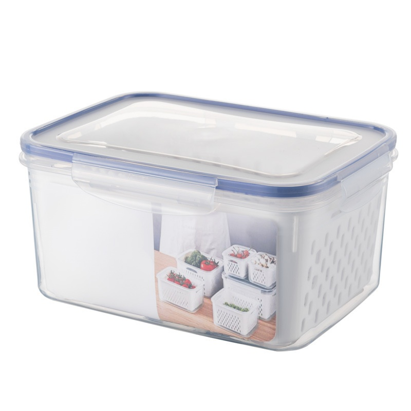 Caja de conservación de plástico transparente