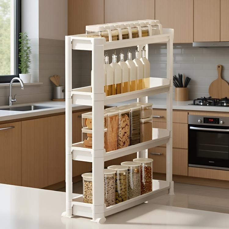  Multifunkční koupelnový vozík organizér