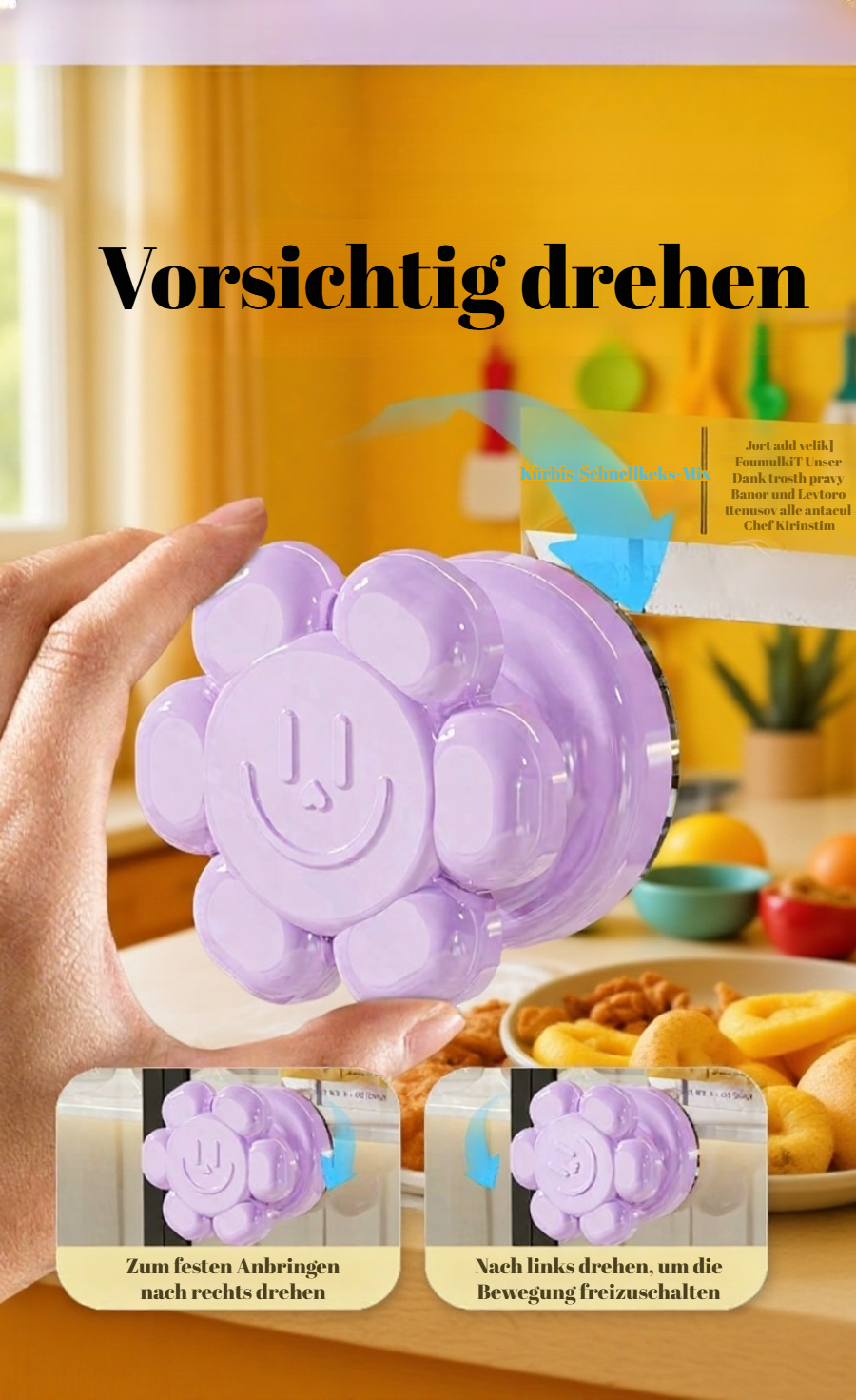 Saugnapf Türgriff für Küchenschrank