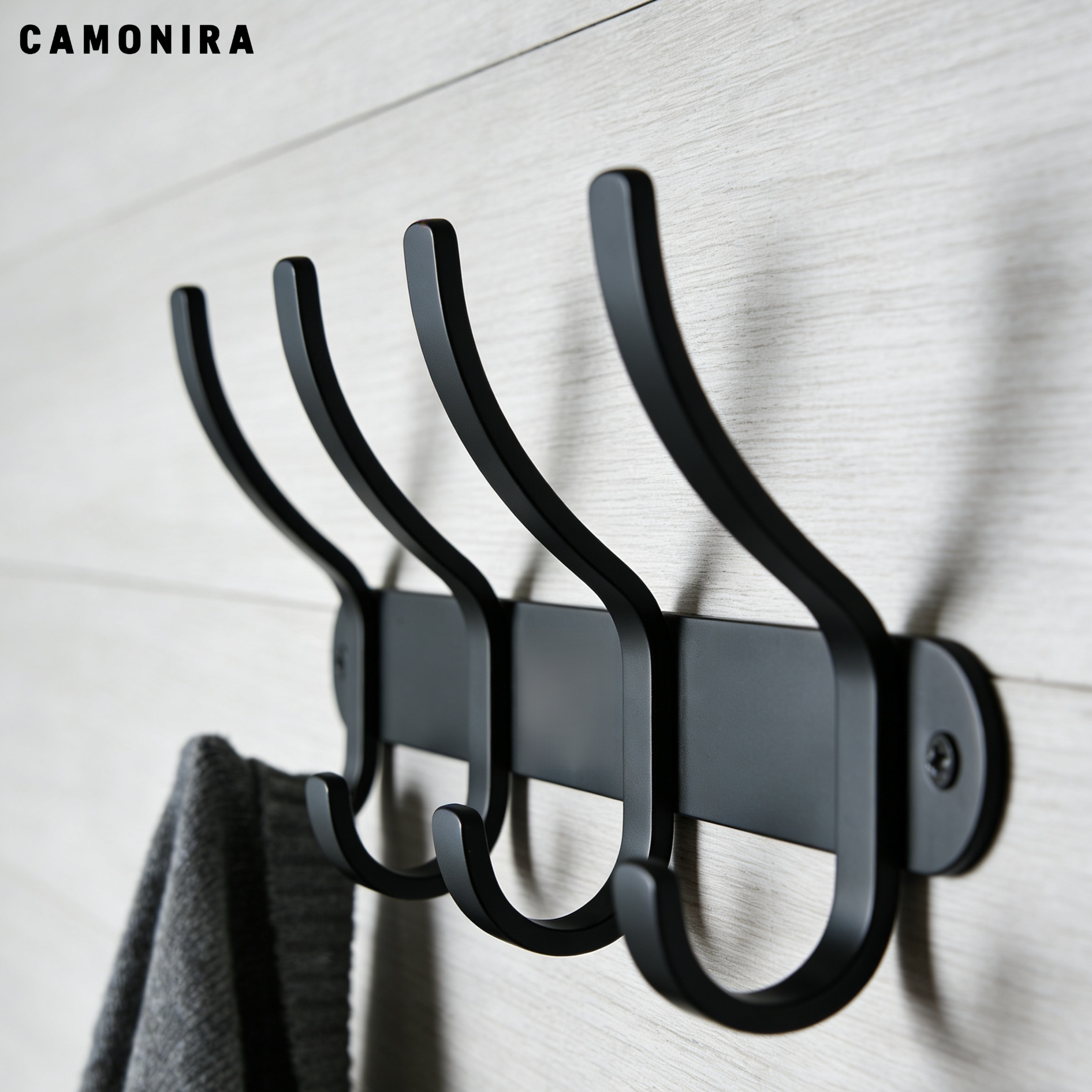 黒色金属フック（8個）