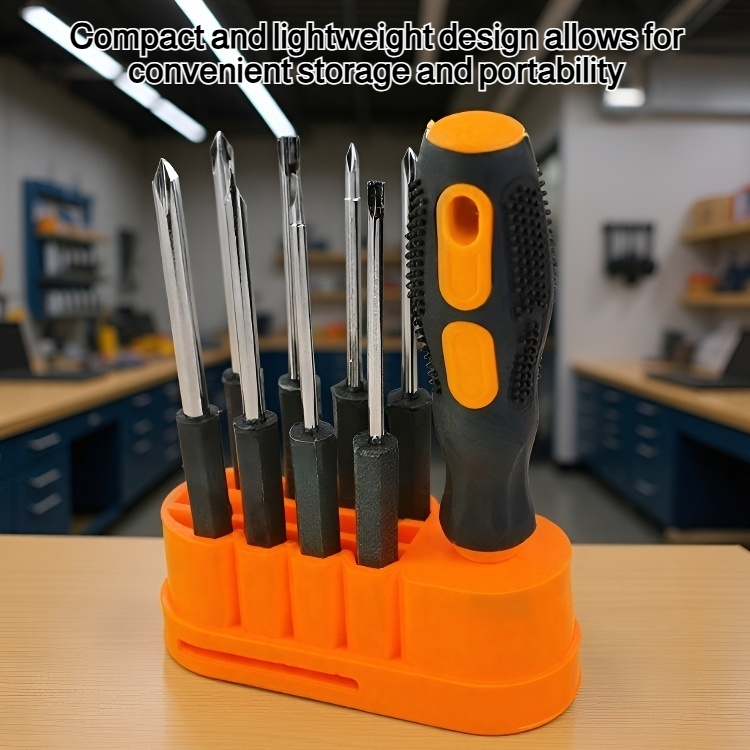Compact household small screwdriver set with case