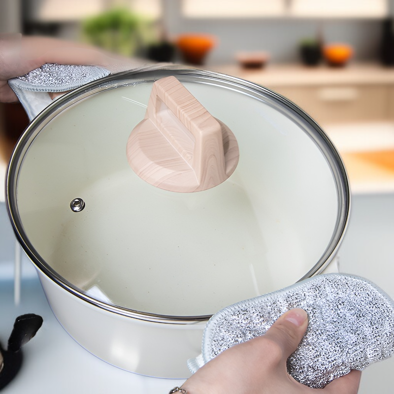 은사 면사 수건 은사 수건 세척이 용이한 주방 이중 두께로 기름이 잘 묻지 않음