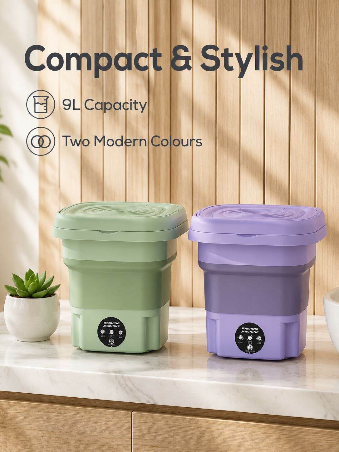Home Small High-Temperature Sterilization Washing Machine