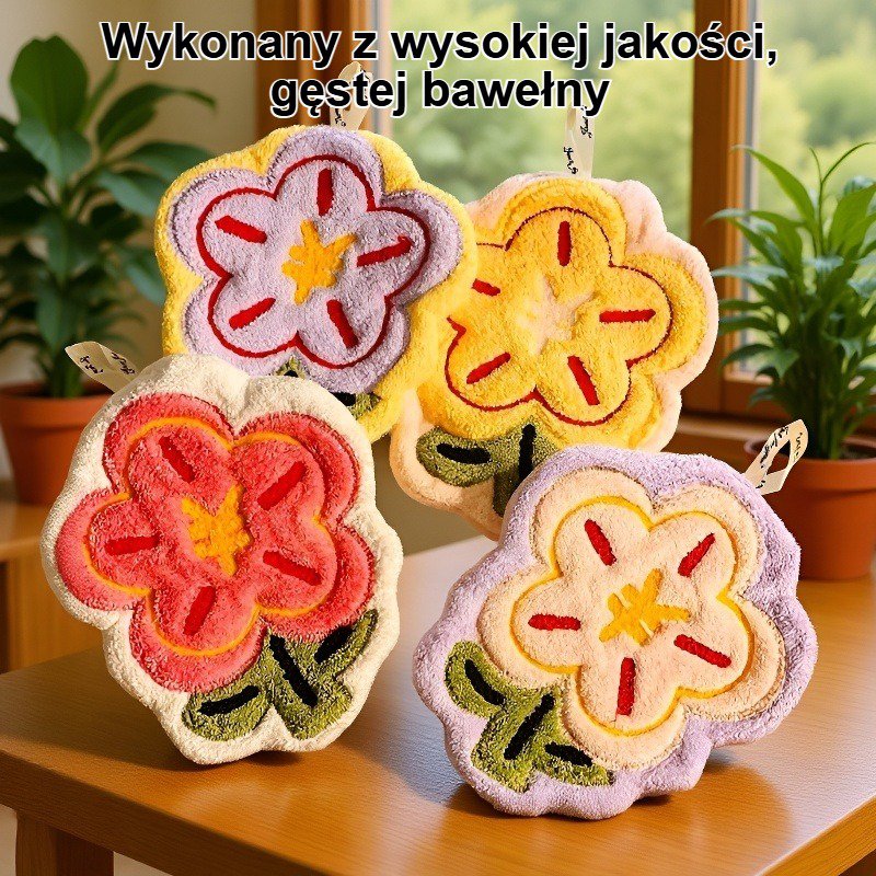 Ładny, gruby ręcznik wiszący