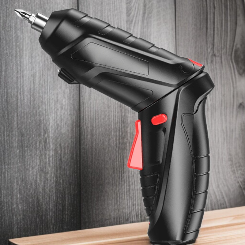 電動ネジドリル 48付属品付き 家庭用多機能電動ドライバー 充電式小型家庭用電動ドライバーセット（3色あり）