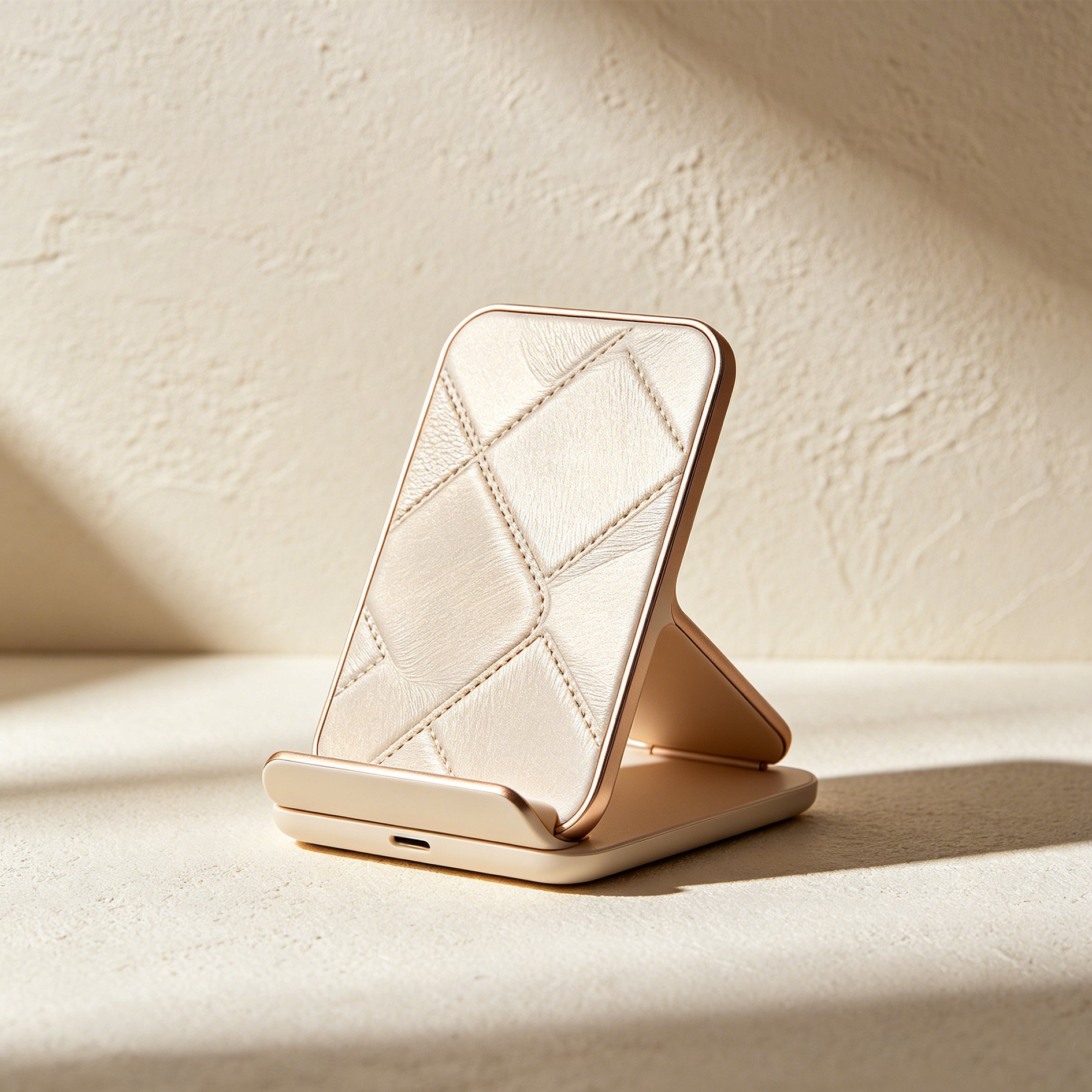 Diamantmuster kabellose Handyhalterung mit Ladefunktion