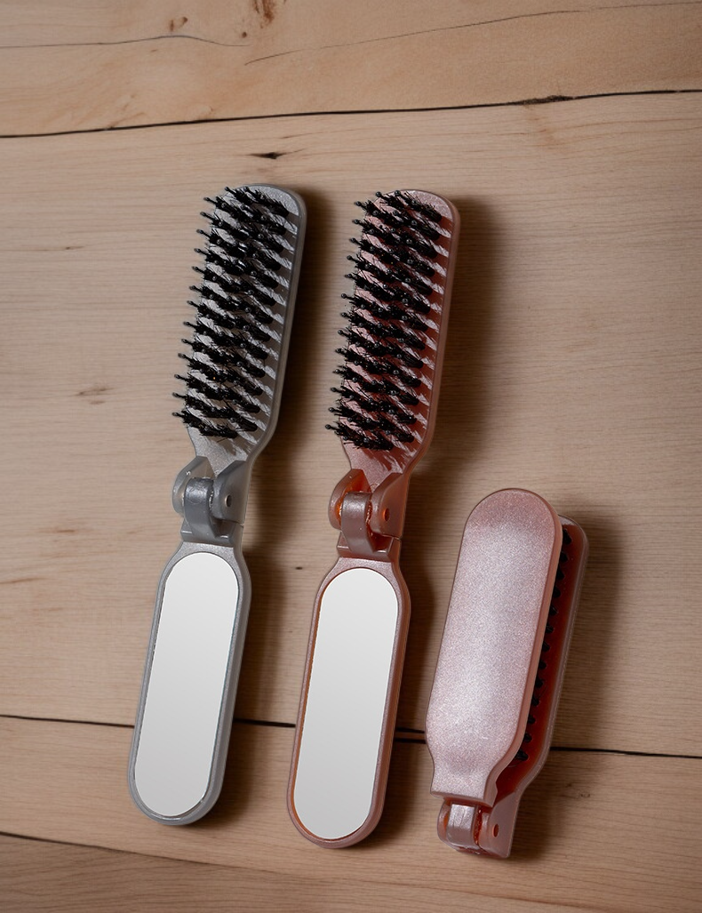 猪鬃毛梳子減少頭髮靜電打結