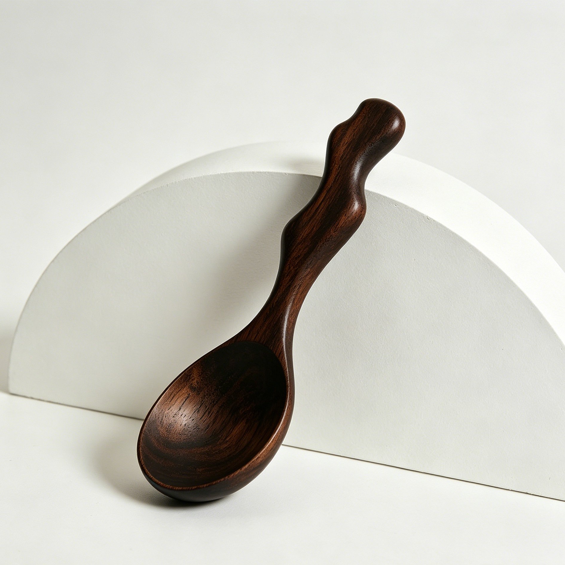 Ebony Wood Rice Spoon Set of 3
