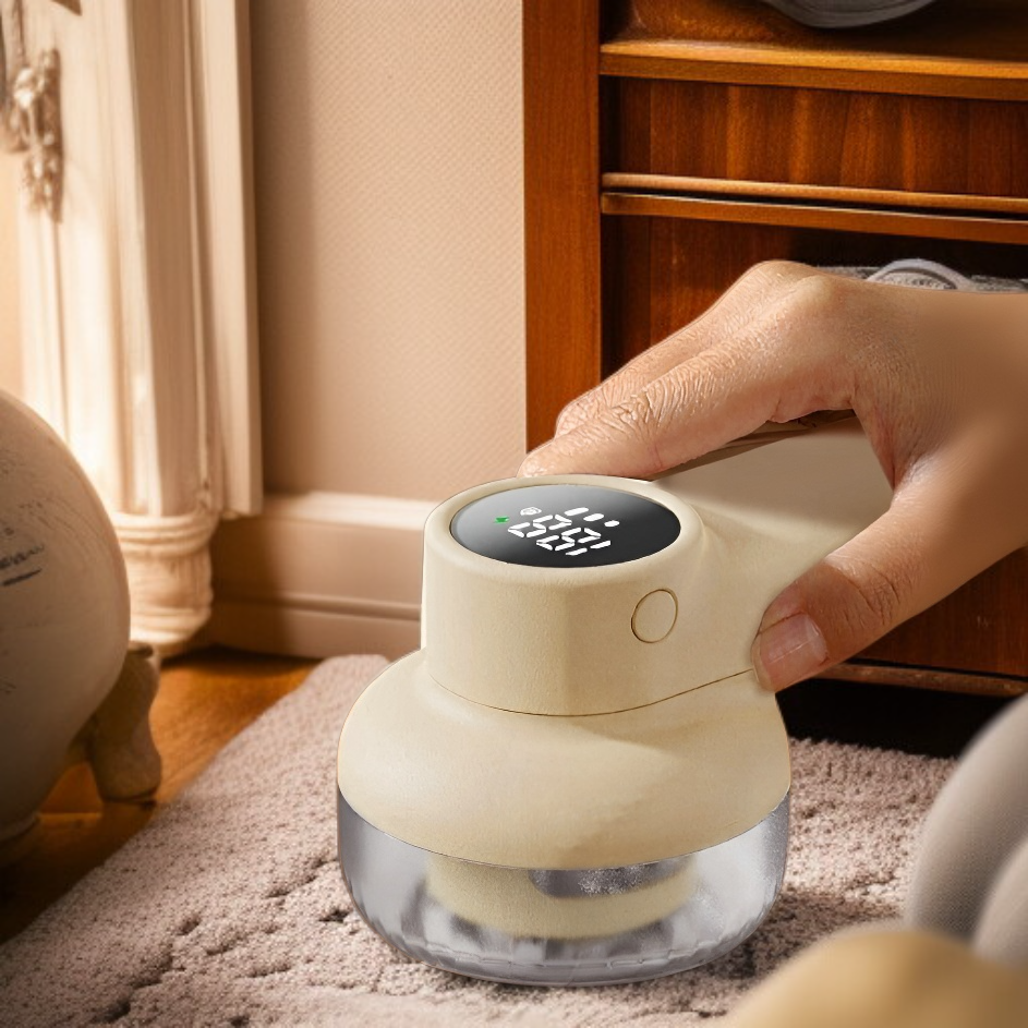 Neuer kleiner tragbarer Fusselrasierer mit Digitalanzeige, wiederaufladbar