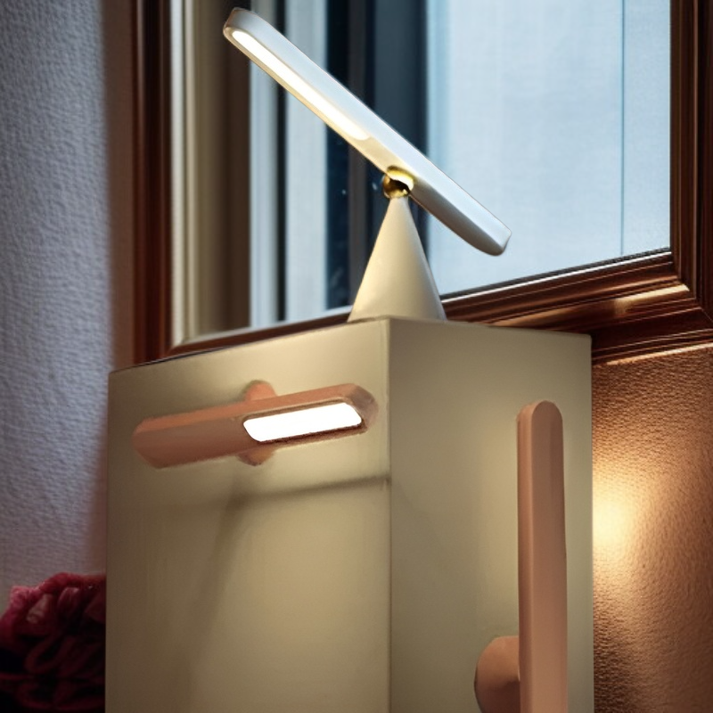 壁掛け＆スタンド両用360度多機能ワイヤレス充電ランプ