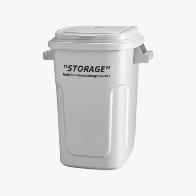 Upgraded Fine Locking Odor-Proof Household Trash Can