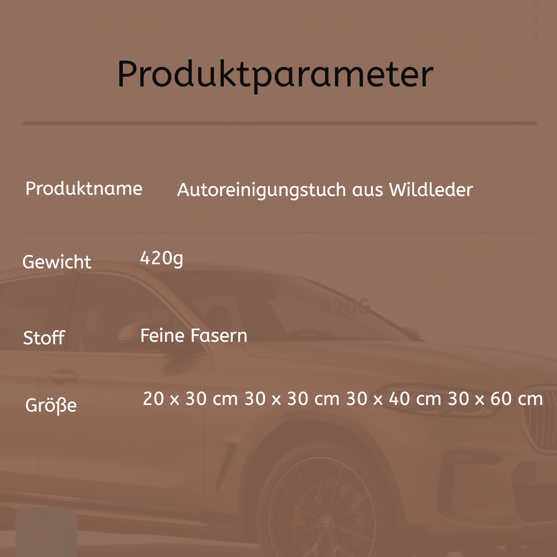 Schonende Reinigung mit Mikrofaser Autowaschtuch