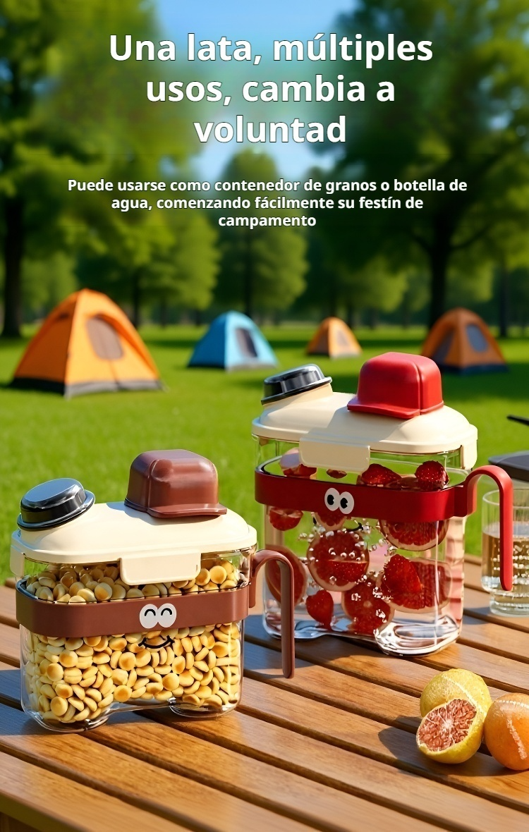 Bote de almacenamiento apilable para ahorrar espacio en la cocina