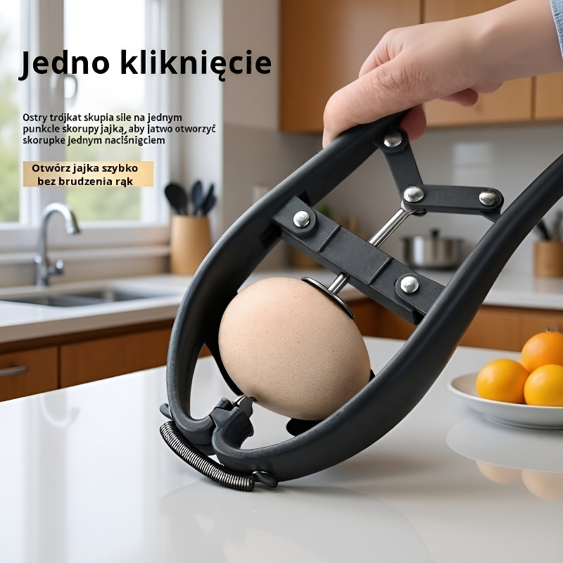 Szybki separator jajek 2w1, otwieracz ze stali nierdzewnej 304 do jajek