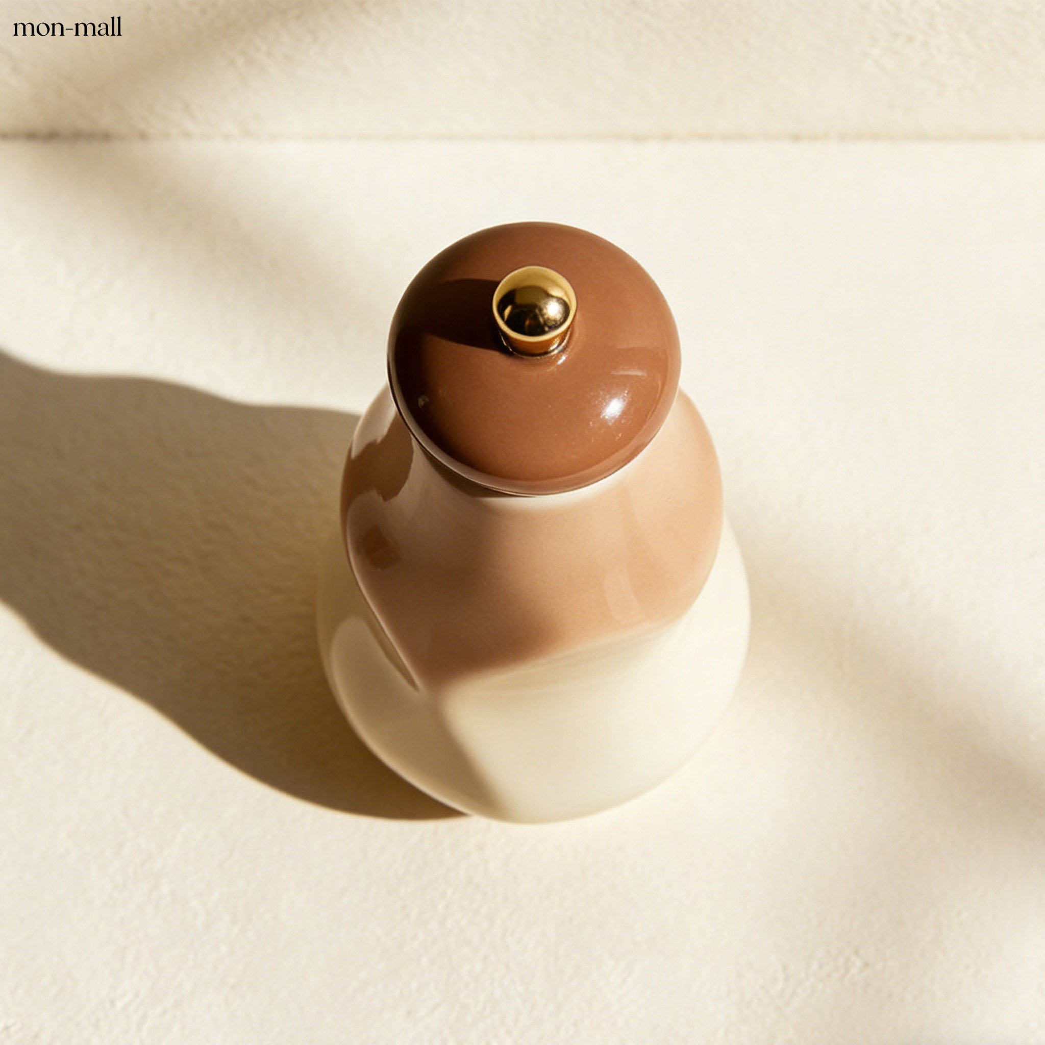 Modern ceramic spice jar for kitchen organization