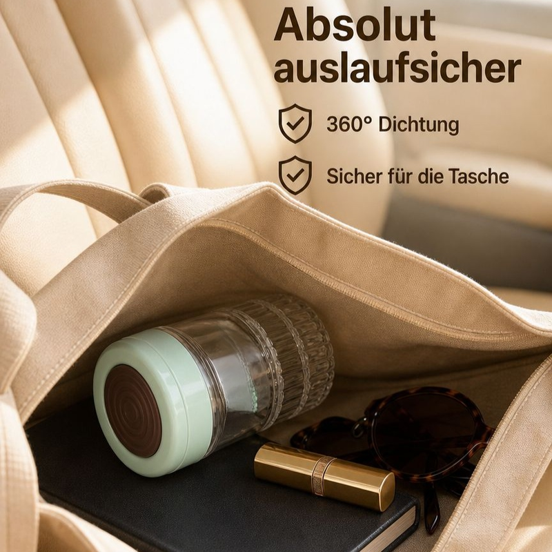  Vielseitige Kaffeetasse mit Eiswürfelform aus lebensmittelechtem Material