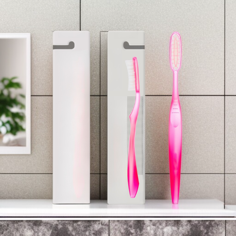 머리가 크고 부드러운 칫솔모를 가진 칫솔