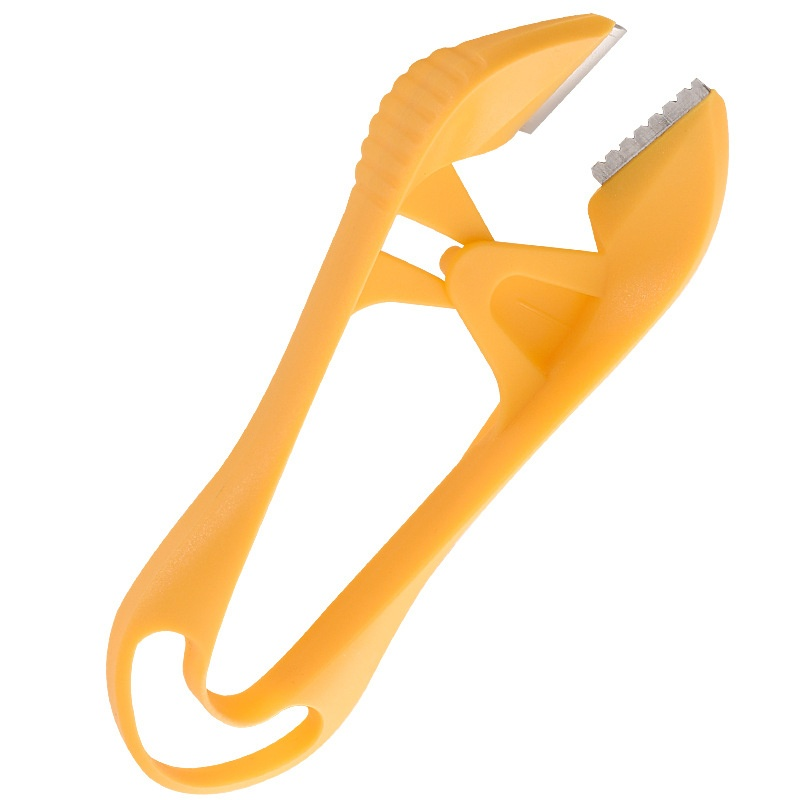 Stainless steel garlic peeler