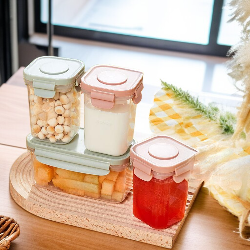 Baby Food Rice Powder Sealed Freezer Storage Container