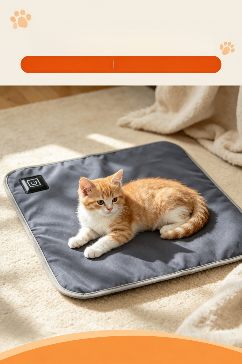 Pet Heating Pad with adjustable temperature settings