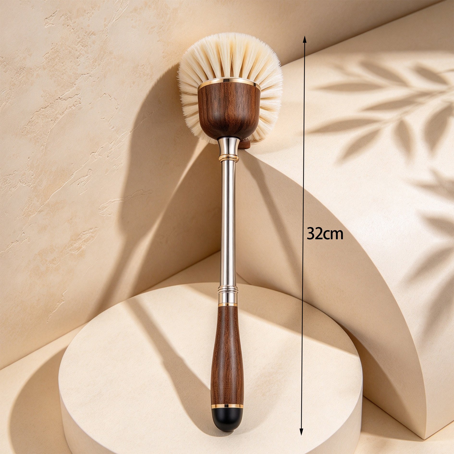 Multi-purpose long-handled brushes for home cleaning